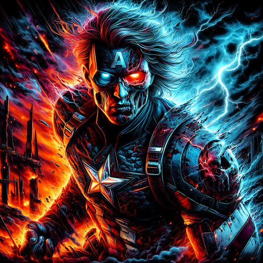 Captain América Zombie
